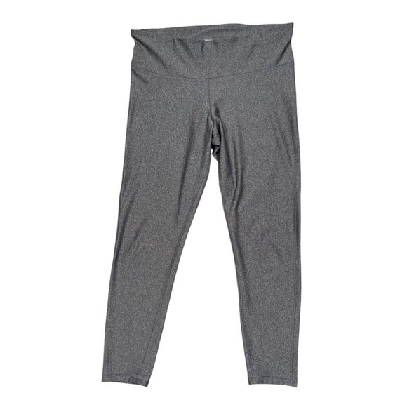 Amazon Essentials Heather Gray Performance Mid-Rise Athletic Leggigs SIZE-LARGE - Picture 2 of 7
